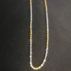 Elegant Two-Tone 18" Necklace